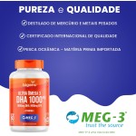Ultra Omega 3, DHA 1000MG + EPA 400MG, Certificado Meg-3, 60 Cápsulas, Bigens (Unidade, Com Vitamina E) - Imagem 5