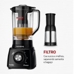 MONDIAL Liquidificador Turbo Power, Preto, 550W, 220V - L-99 FB - Imagem 4