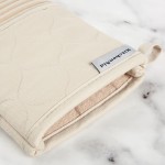 KitchenAid Onion Quilt KT OM PH Toalha de cozinha, conjunto de luva de forno e pegador de panela, milkshake - Imagem 7
