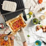 KitchenAid Onion Quilt KT OM PH Toalha de cozinha, conjunto de luva de forno e pegador de panela, milkshake - Imagem 10