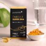 Puravida Suplemento alimentar Ômega 3 DHA 60 cápsulas - Imagem 6