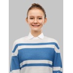 Blusa feminina destacável com gola Dickey, meia camisa, gola falsa falsa para lembrancinhas de meninas - Imagem 4