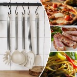 Conjunto de Utensílios de Cozinha - 33 Peças - Silicone e Aço Inoxidável - Antiaderente - Resistente ao Calor - Lavável na Lavadora - Imagem 4