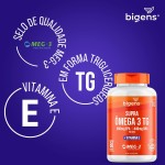 Supra Ômega 3 + Vitamina E, 660mg EPA | 440mg DHA, selo internacional de qualidade MEG-3®, 60 cápsulas, Biogens - Imagem 3