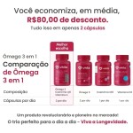 Vhita Suplemento com Omega 3 1000mg, Coenzima Q10 e Vitamina D, 60 Cápsulas - Imagem 8