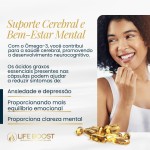 Ômega 3 Life Boost 120 Cápsulas | Ultra Concentrado com Selo MEG-3® de Pureza | Sem Gosto de Peixe - Imagem 3