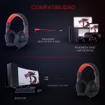 Headset Gamer Redragon Ares Preto e Vermelho H120 - Imagem 7