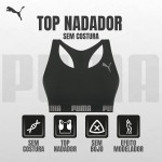 Top Academia Puma Alta Sustentação Sem Bojo Sem Costura Treino Fitness Esportivo Feminino Original. - Imagem 3
