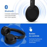 PHILIPS, Headphone Bluetooth, TAH6509BK/00, Com Cancelamento de Ruído Ativo ANC, Até 70 horas de bateria, Preto - Imagem 5