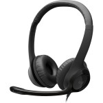Headset com fio USB Logitech H390 com Almofadas Confortáveis, Controles de Áudio Integrado e Microfone com Redução de Ruído - Preto - Imagem 3
