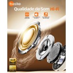 Fone de Ouvido Bluetooth 5.4, Headphone Bluetooth com Hybrid ANC, Suporte Chamadas de Voz, Modo Ambiente, Certificação Hi-Pure Audio, 100 Horas em Standby – Bege Claro - Imagem 7