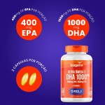 Kit Especial Omega 3 concentrado Meg-3, Ultra EPA, Mega DHA, com vitamina E,120 cápsulas, Biogens - Imagem 3