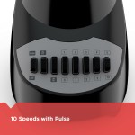 BLACK+DECKER Liquidificador Crush Master de 10 velocidades, preto, BL2010BP - Imagem 2