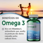 Omega 3 - EPA | DHA + Vitamina E - 1400 mg - Certificados MEG 3 - Livre de metais pesados - 120 cápsulas - Tem Vida - Imagem 5