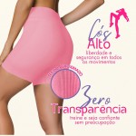 Short Academia Feminino Zero Transparência Sem Costura Poliamida Selene Adulto - Imagem 4
