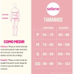 Short Academia Feminino Zero Transparência Sem Costura Poliamida Selene Adulto - Imagem 7