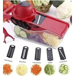Ralador Fatiador Legumes Mandoline Slicer Multifuncional Aço Inox - original - Imagem 3