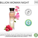 PARIS ELYSEES, Perfume Importado Eau De Toilette Feminino Billion Woman Night 100ml - Imagem 3