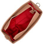 Bolsa Feminina Com Carteira Em Couro Ecologico - Imagem 3