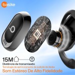 Basike Fone de Ouvido Bluetooth Esportivo 5.4 TWS - 36h de Bateria, Chamadas Nítidas, Display LED, Toque Preciso, Resistente ao Suor para Corrida, Academia e Atividades ao Ar Livre – Preto - Imagem 8