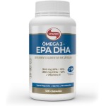 Kit 3 ômega 3 EPA DHA 1000mg Vitafor 120 cápsulas - Imagem 2
