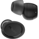 PHILIPS Fone de ouvido sem fio TWS bluetooth com microfone e energia para 18 horas totais na cor preto, padrão, TAT1235BK/97 - Imagem 7