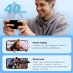 Fone de Ouvido Stage Hero6 TWS com cancelamento de ruído ativo (ANC), fone sem fio Bluetooth 5.2 com 4 microfones para chamada, 35H tempo de reprodução, modos duplo, IPX5 à prova d'água - Imagem 5