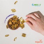 Ultra Omega 3, DHA 1000MG, EPA 400mg, com vitamina E - Certificado MEG-3, 120 Cápsulas, Bigens, Kit 2x - Imagem 7