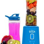 Liquidificador Individual Mallory Stitch - 2 Copos: 400ml e 600 ml, 300W de potência, Pés antiderrapantes, Comprimento do cabo de 122cm - 127V