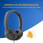 Fone de Ouvido Philips com Microfone - TAUH201BK/00, Preto - Imagem 2