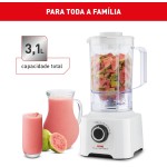 Liquidificador Arno Powermax 700W LN51, Branco, com 4 Lâminas Powelix, 3,1L de Capacidade Total e Alta Performance, 110V - Imagem 4