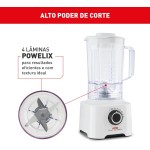 Liquidificador Arno Powermax 700W LN51, Branco, com 4 Lâminas Powelix, 3,1L de Capacidade Total e Alta Performance, 110V - Imagem 5