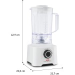 Liquidificador Arno Powermax 700W LN51, Branco, com 4 Lâminas Powelix, 3,1L de Capacidade Total e Alta Performance, 110V - Imagem 8
