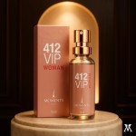 412 VIP Woman Moments Paris Perfume 15ml Rosa - Imagem 5