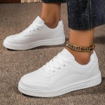Tenis Feminino Casual Branco Retrô Clássico Original Force - Imagem 3