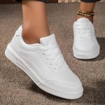 Tenis Feminino Casual Branco Retrô Clássico Original Force - Imagem 4