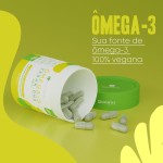 Ômega 3 Vegano 400 mg 60 Cápsulas - Bioroots - Saúde cardíaca - Imagem 4