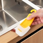5 peças espátula de silicone de cozinha escova raspadora de lâmina macia versátil utensílios de limpeza de cozinha para espátulas domésticas, 15 x 6 cm - Imagem 3