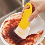5 peças espátula de silicone de cozinha escova raspadora de lâmina macia versátil utensílios de limpeza de cozinha para espátulas domésticas, 15 x 6 cm - Imagem 4