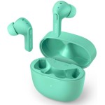 Fone de ouvido sem fio TWS bluetooth com microfone, formato em haste, IPX4 e energia para 18 horas totais na cor verde TAT2206GR/00 - Imagem 3