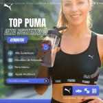 Top Puma Com Bojo Removível Esportivo Academia Feminino Original - Imagem 2