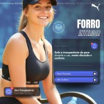 Top Puma Com Bojo Removível Esportivo Academia Feminino Original - Imagem 5