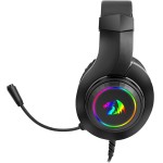 Headset Gamer Redragon Hylas Preto RGB H260RGB, Único - Imagem 3