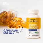 Ômega 3 Ultra Dha 1000 Easy Boost Epa 400mg Dha 1000mg 60caps - Imagem 3