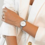 Relógio Feminino Pulseira Prata Redondo Harlem Silver 32mm Delicado - Imagem 4
