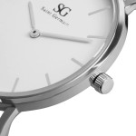 Relógio Feminino Pulseira Prata Redondo Harlem Silver 32mm Delicado - Imagem 6