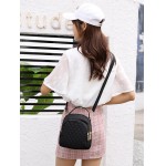 Mochila feminina pequena acolchoada mini mochila para mulheres moderna - Imagem 4