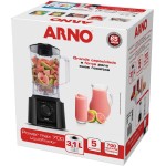 Liquidificador Arno Powermax 700W LN50, Preto com 4 Lâminas Powelix, 3,1L de Capacidade Total e Alta Performance, 110V - Imagem 9
