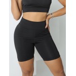 Shorts Legging Fitness Feminino Cintura Alta Com Bolso Academia - Imagem 6