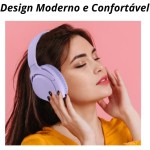 Fone De Ouvido Bluetooth 5.3 Headphone Sem Fio Fone Corrida Academia Com Cancelamento de Ruído On-ear Dobrável Qualidade PREMIUM Appari (Off White) - Imagem 6